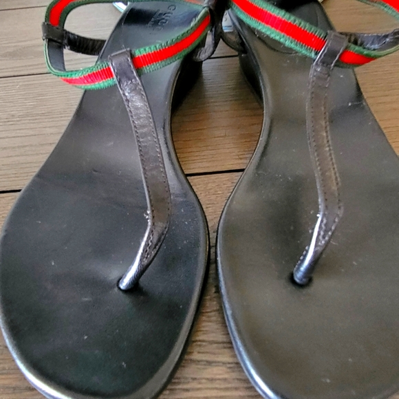 Authentic Gucci wedge sandals - Picture 1 of 4